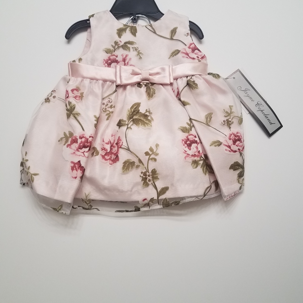 Jayne Copeland Pink Floral Dress
